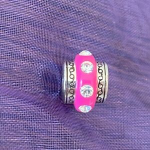 Retired Brighton Pink Spacer Bead